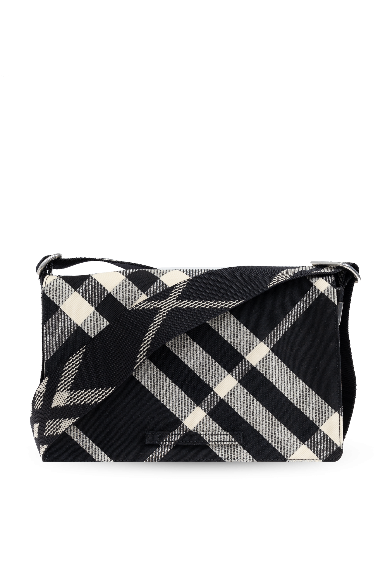 Black and white on sale burberry clutch purse